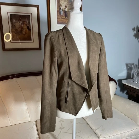 Dynamite Faux Suede Light Jacket - Picture 9 of 12